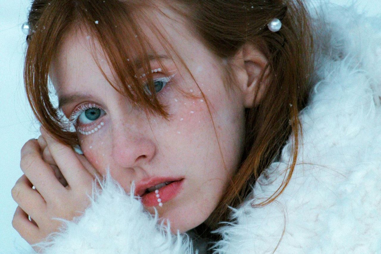 piel enrojecida en invierno