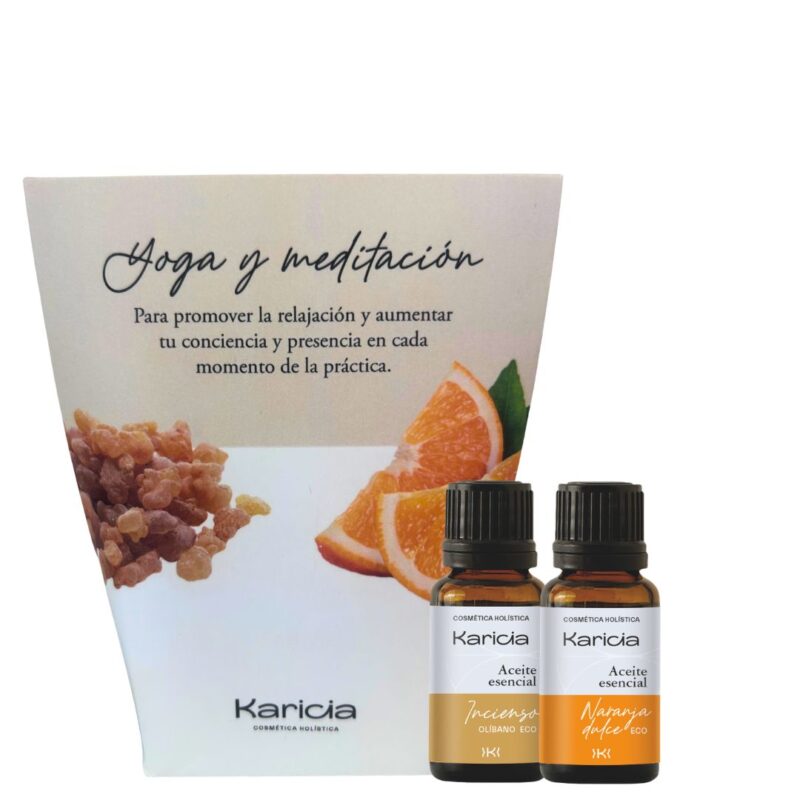 Dúo aromático Yoga y Meditación -Incienso y Naranja dulce